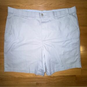 Flat Front Shorts NWOT Croft and Barrow Size 44 Gray. 8” inseam.